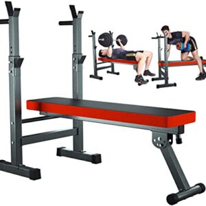 height adjustable Sit Up Bench Physionics® Flat Weight Bench Fitness Equipment Training Bench load 200 kg max 